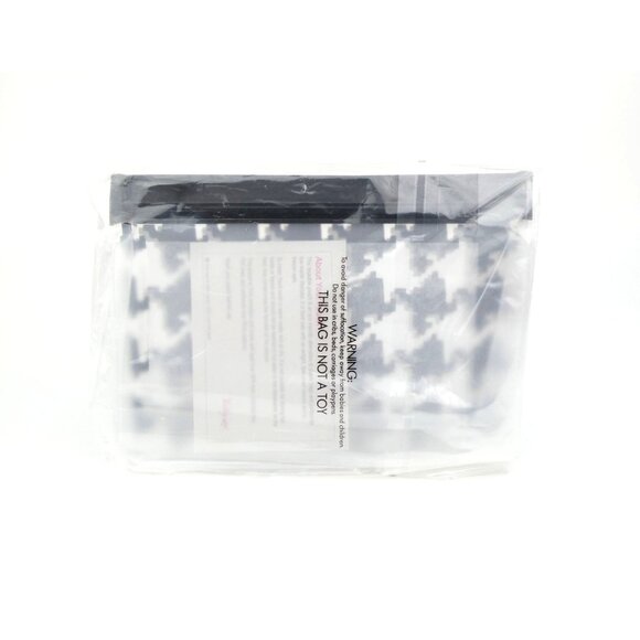 Thirty-One Classic Houndstooth Small & Medium Reusable Snack Bag Set NWT - Picture 10 of 16